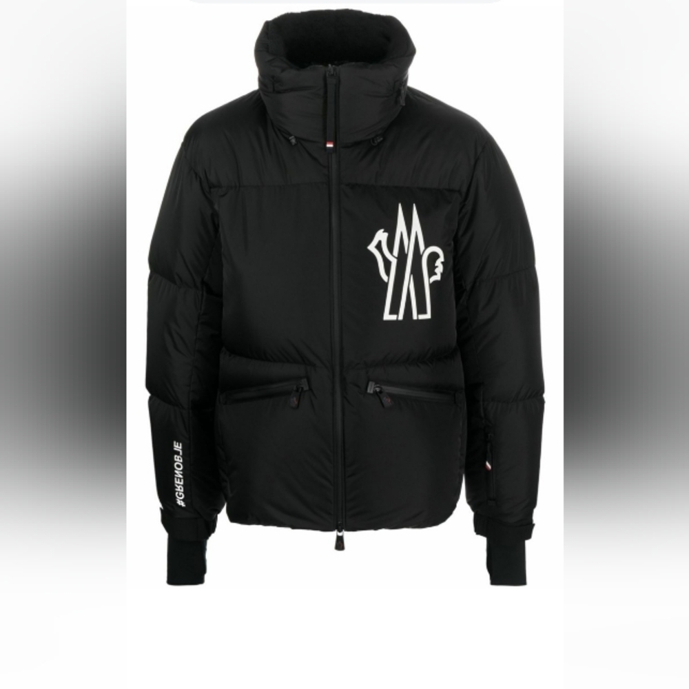 Men's Moncler Grenoble Black Puffer Jacket Sz M